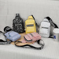 Personality Lightweight Messenger Shoulder Bag Fashion Casual Chest Bag Custom Print Sports Crossbody Sling Bag