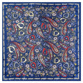 Vintage 90cm Silky Headwraps Silk Satin Head Hair Wrapping Muslim Big Scarf Hijab Paisley Bandanna for Women