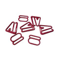 Wholesale Bra Accessories Colorful Nylon Coated Bra Rings Bra Hooks and Sliders 6mm for Swimwear