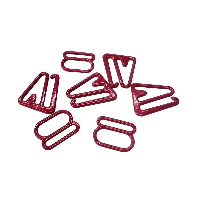 Wholesale Bra Accessories Colorful Nylon Coated Bra Rings Bra Hooks and Sliders 6mm for Swimwear