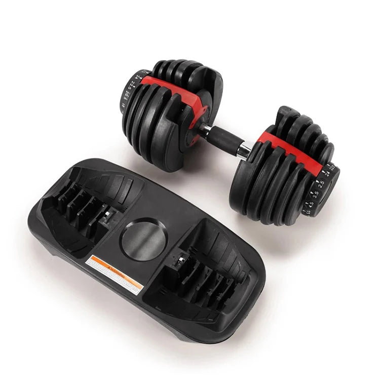 Wholesale Dumbbell Factory Offer Directly Home Gym Equipment Free Weight Adjustable Dumbbell Set Body Building 24kg Cheap Price