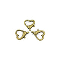 Metal Heart-Shaped Lobster Clasp Fastener Hook for Necklace & Bracelet DIY Craft Supplies Connecter for Chain Making Accessories