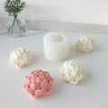 DIY Lotus Flower Candle Mold Gypsum Handmade Soap Scented Candle Gift Mold