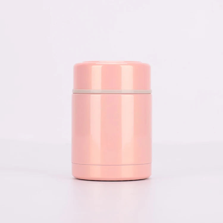 [JT-FD400]Portable 400ml Double Wall Stainless Steel Insulated Vaccum Food Flask Thermos Water Bottle Holder