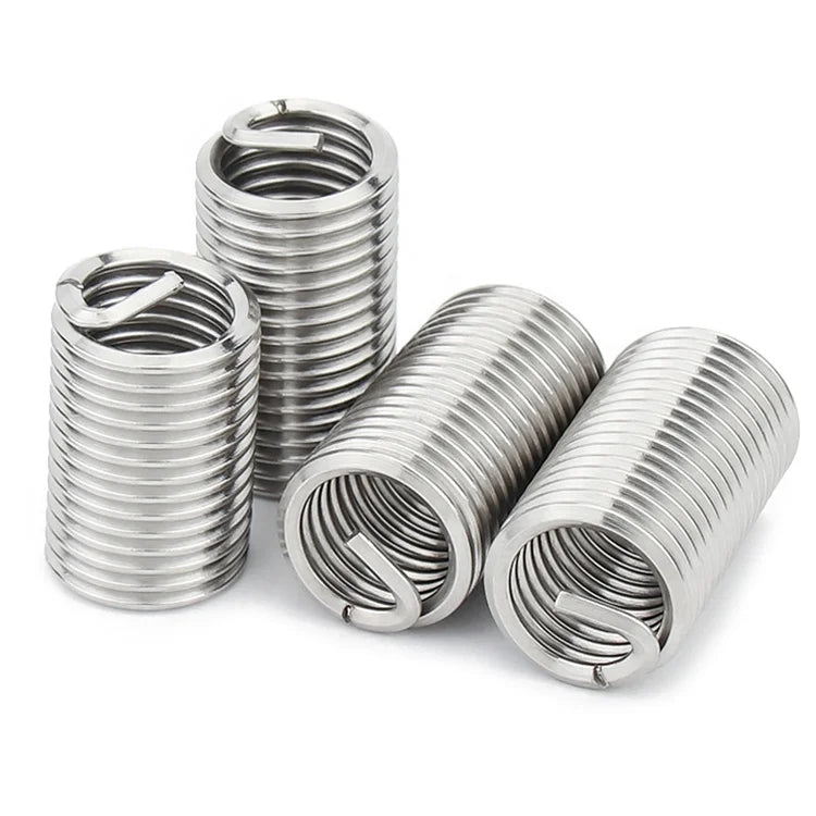 M3 M4 M5 M6 M8 M10 M12 M14 M16 M18  304 Stainless Steel Thread Repair Insert Wire Screw Sleeves