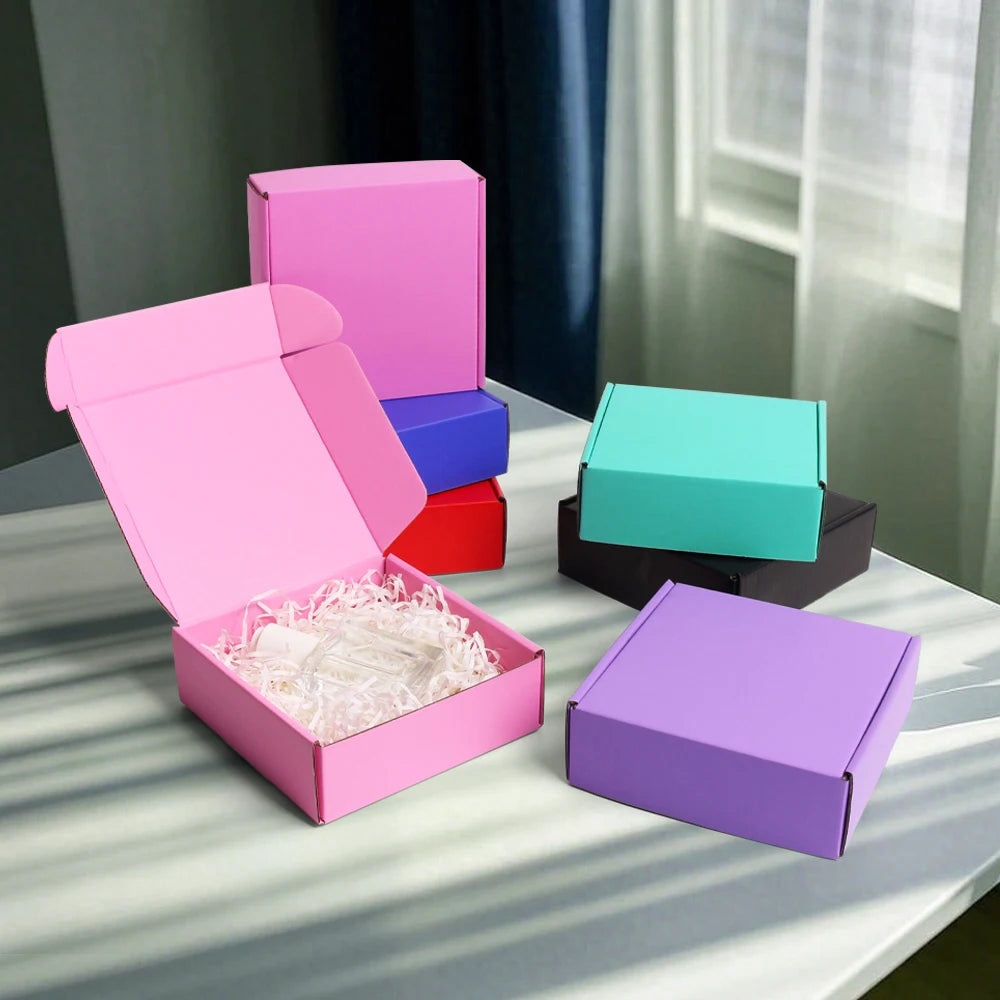 Cosmetic Corrugated Cardboard Packaging Boxes for Small Shipping Face Cream Soap with Embossing for Ecommerce Mailer Boxes