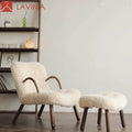 Lavinia Wholesale Indoor Chaise Lounge Chairs Reclining Chair Wooden Living Room Chair