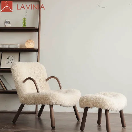 Lavinia Wholesale Indoor Chaise Lounge Chairs Reclining Chair Wooden Living Room Chair