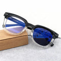 Women Ladies Tr90 Anti Blue Light Photogray Anti Reflet Glasses Spring Hinge Round 2026 Photochromic Lenses Indoors Outdoors