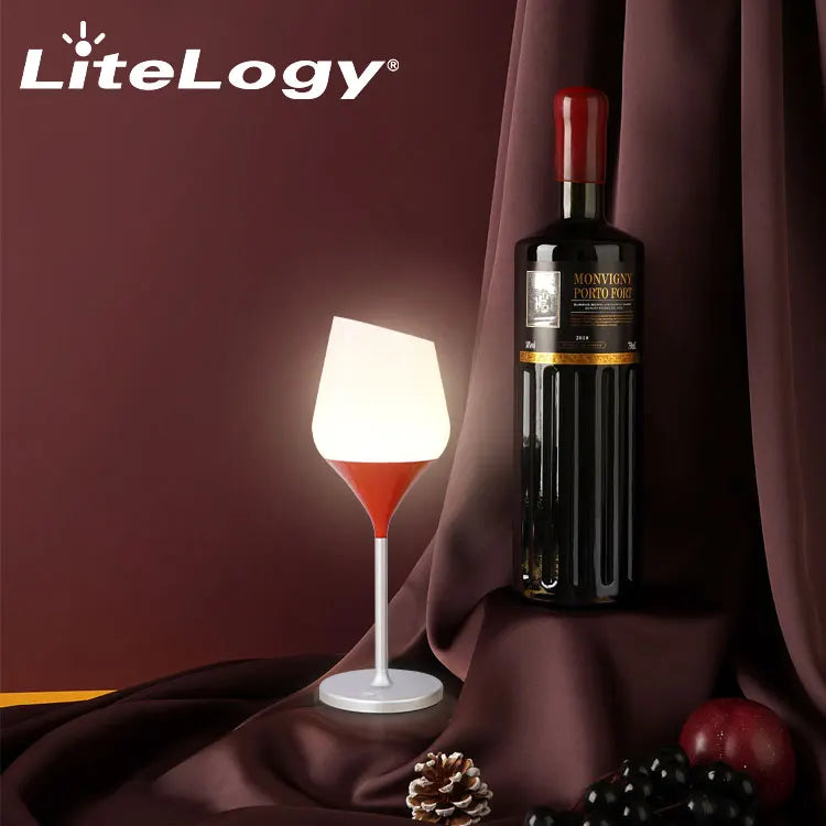 Modern Design Glass Light Crystal Led Restaurant Bedroom Hotel Warm Atmosphere Table Lamp Cordless Battery Powered Heat Lamp