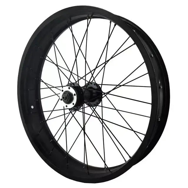 20x4.0 20 Inch 36pcs Spoke 135mm Dropout Open Size Fat Tire Snow Bike Electric Bicycle Bike Ebike Front Wheel