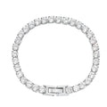 Wholesale Stainless Steel Colorful Cubic Zirconia Tennis Bracelet for Women
