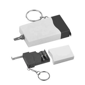 Mini Screwdriver Tape Measure Key Ring Promotional Gifts SDK002 Mini Screwdriver Tape Key Ring in Stock