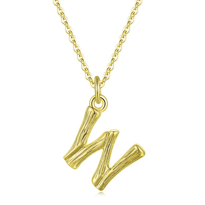 Wholesale Fine Alphabet Pendant  Pure Silver Jewelry 925 Initial Letters Pendants
