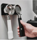 Stainless Steel Portafilter Wall Shelf Coffee Tamper Stand Punch Free Storage Rack for Coffee Machine Bottomless Handle