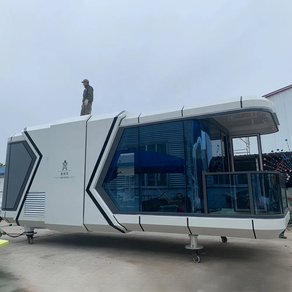LUBAN CABIN modular house prefabricated homes/prefab houses 3 bedrooms luxury/floating prefab container house