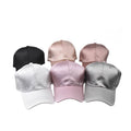 Wholesale Shiny Satin 6 Pane Classic Sport Blank Gorras Baseball Cap