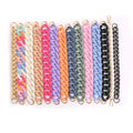 Women Fashion Candy Color Plastic Acrylic Acetate Bag Accessories Link Chain Strap for Coffee Cup Holder Handbags Bag Handle