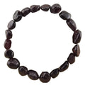 High Quality Garnet Gemstone Beaded Bracelet Fashion Tumbled Stone Irregular Crystal Bracelet for Women