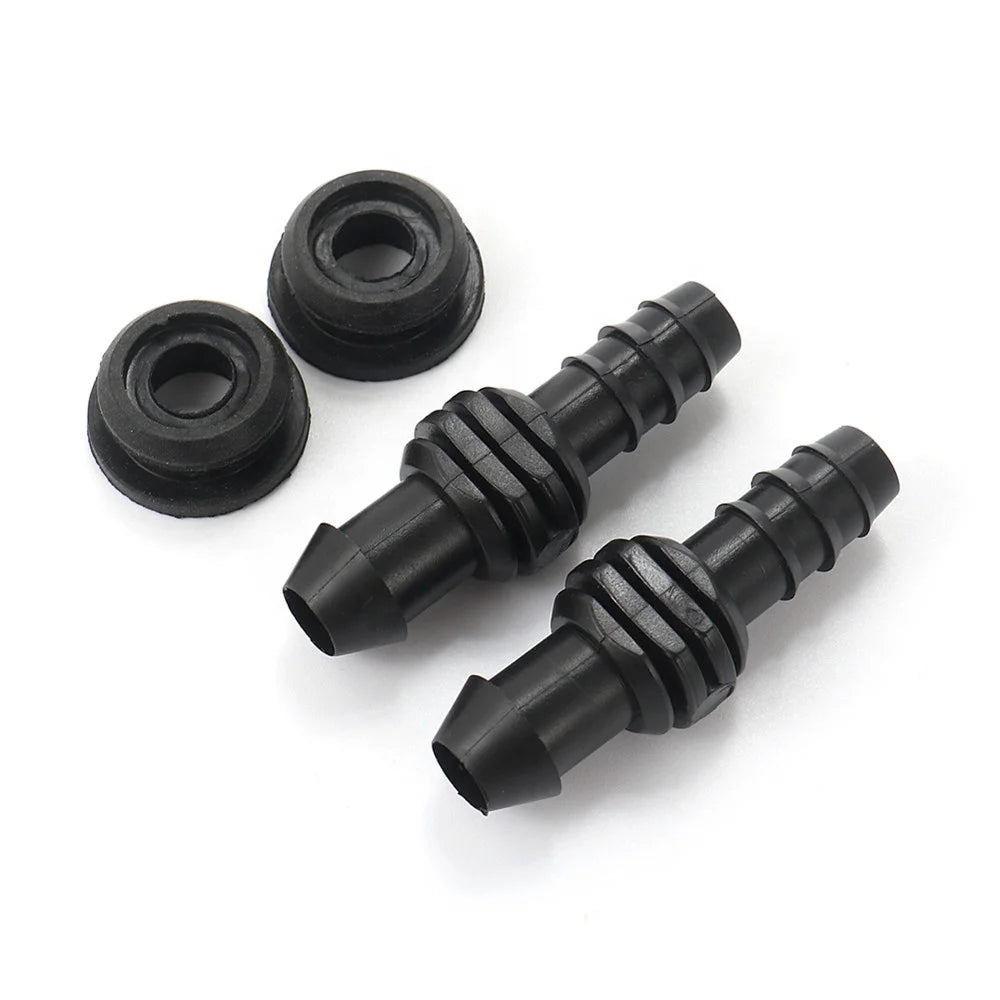 DN12 PE Pipe Bypass Connector with Rubber Sealing Ring Drip Irrigation Pipe Barb Fitting Kit for Farm Garden Irrigation MegaBDM