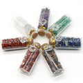 HZ Hot Selling Semi-precious Gemstone Healing Crystal Gravel Wishing Bottle Coffret for Gift