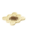 Small Ceramic Pet Bowl Comfortable Licking Plate Eco-Friendly Solid Pattern for Cat Dog Food PC Packaged Outdoor Usage Box