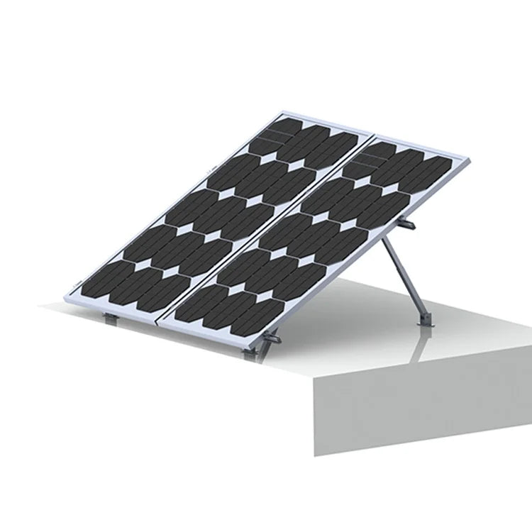 Yuens OEM PV Racking Adjustable Front Rear Leg Mount Kits Flat Roof Solar Panel System Mounting Triangle Brackets