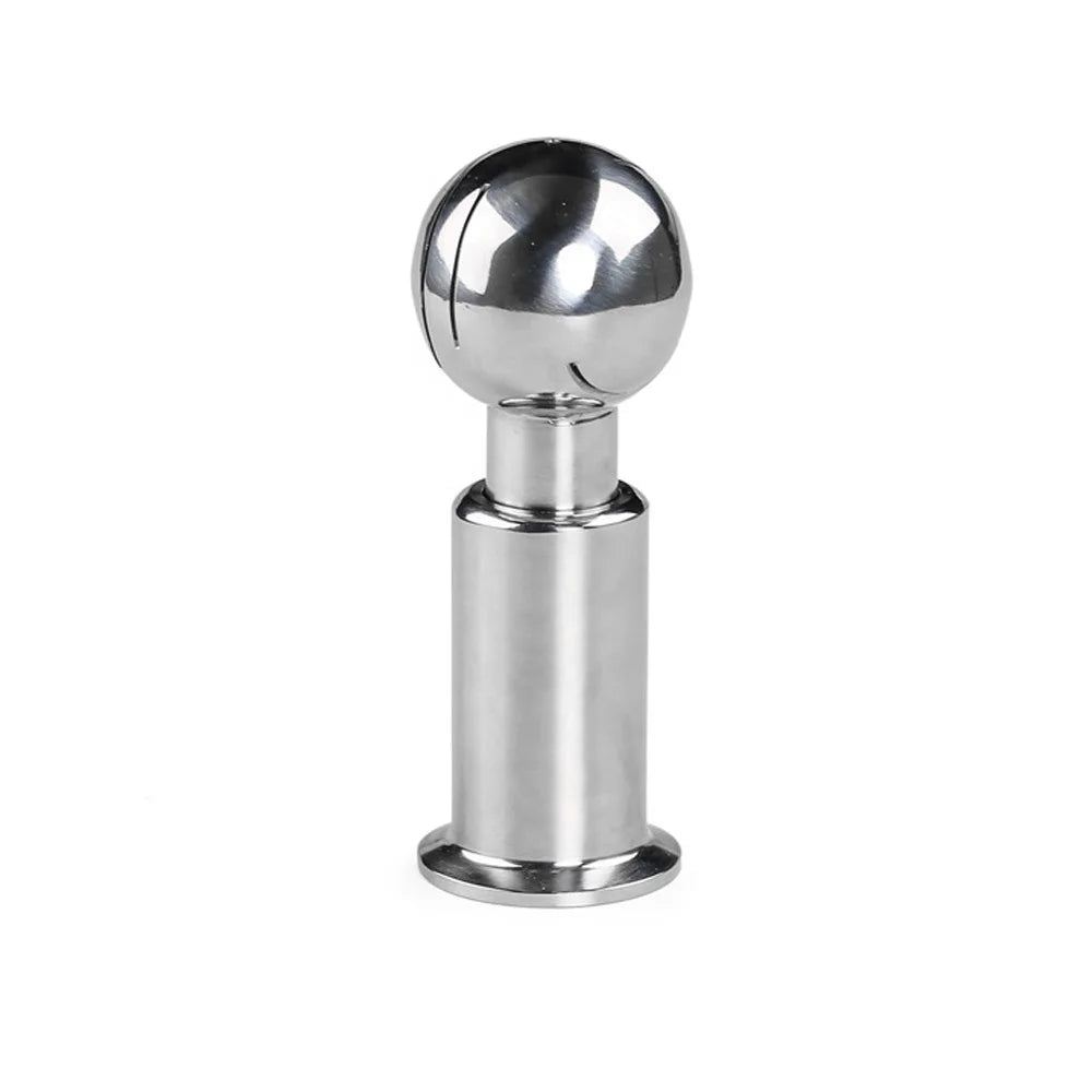 Aohoy Stainless Steel 304 316L Sanitary Rotary Spray Ball Clamp SMS/3A/DIN Model 3/4"-2" Mounting Hole Tank Cleaning for