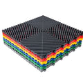 400*400*18mm Anti slip pp Interlocking Garage Floor Tiles/removable Plastic Interlocking Floor Mats for Car Wash