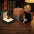 Manufacturer Wholesale Premium Version Round Corner Single Slot PU Leather Watch Box Microfiber Lining for Mechanical Watches