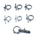 Retro Hot Toggle Clasps Buckle Connector Bracelet Necklace Jewelry Findings Stainless Steel OT Clasps