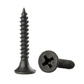 Metric Phillips Countersunk Flat Head Tapping Screw MDF M4 Black Dry Wall/Gypsum Board Half Threaded Steel Class 4.8 6.8 ISO