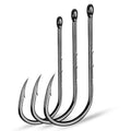 Topline Tackle High Carbon Fishing Hook 92247 Offset Barbed Baitholder Bait Hook Long Shank Catfish Worm Octopus Fishhook