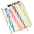 22mm Factory Made DIY Detachable Spiral Spines Combs PP Material Paper Ring Binding Clip for Notebook School Office Home Use
