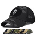 Wholesale Breathable Shade Baseball Caps Custom Embroidery Logo Tactical Camouflage 6 Panel Cotton Mesh Trucker Hats
