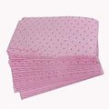 Economical 15*19'' Pink Chemical Absorbent Pads Environmental Product for Liquid Spill Control in Warehouse Area