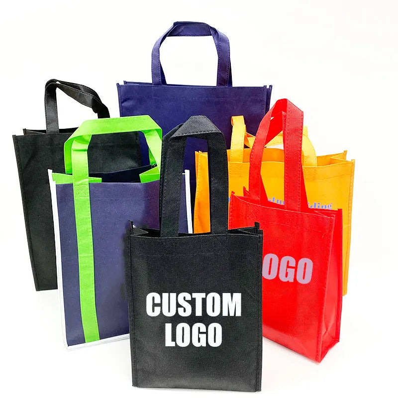 Hot Sale Custom Design Non Woven Tote Promotional Nonwoven Custom Eco Friendly Bag Non Woven Shopping Bag
