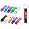 Custom Logo Aluminum Alloy Bottle Opener Lightweight Engraved Beer Opener Keychain for Business Promotion Quick Sampling