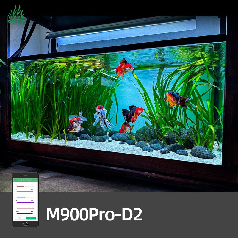 WEEKAQUA M900D PRO Hot Sale M Series WRGB Led Aquarium Light for Nano Aquarium Light With Cycle Timer Nano Tank