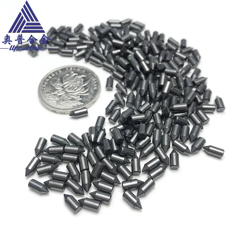 Diameter 3*7mm 0.2 Degree Polished Tungsten Carbide Tips OEM