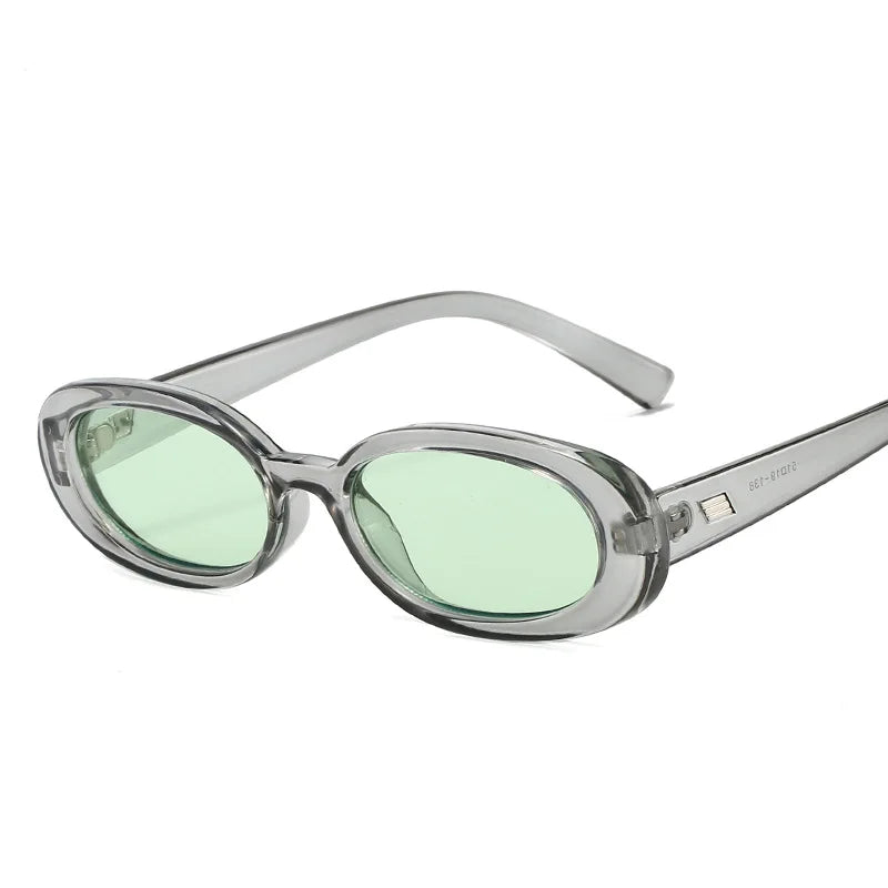 Fashion Trending Style Sun Glasses Oval Sunglasses Uv400 Ladies Sun Glasses Women Shades Eyeglasses