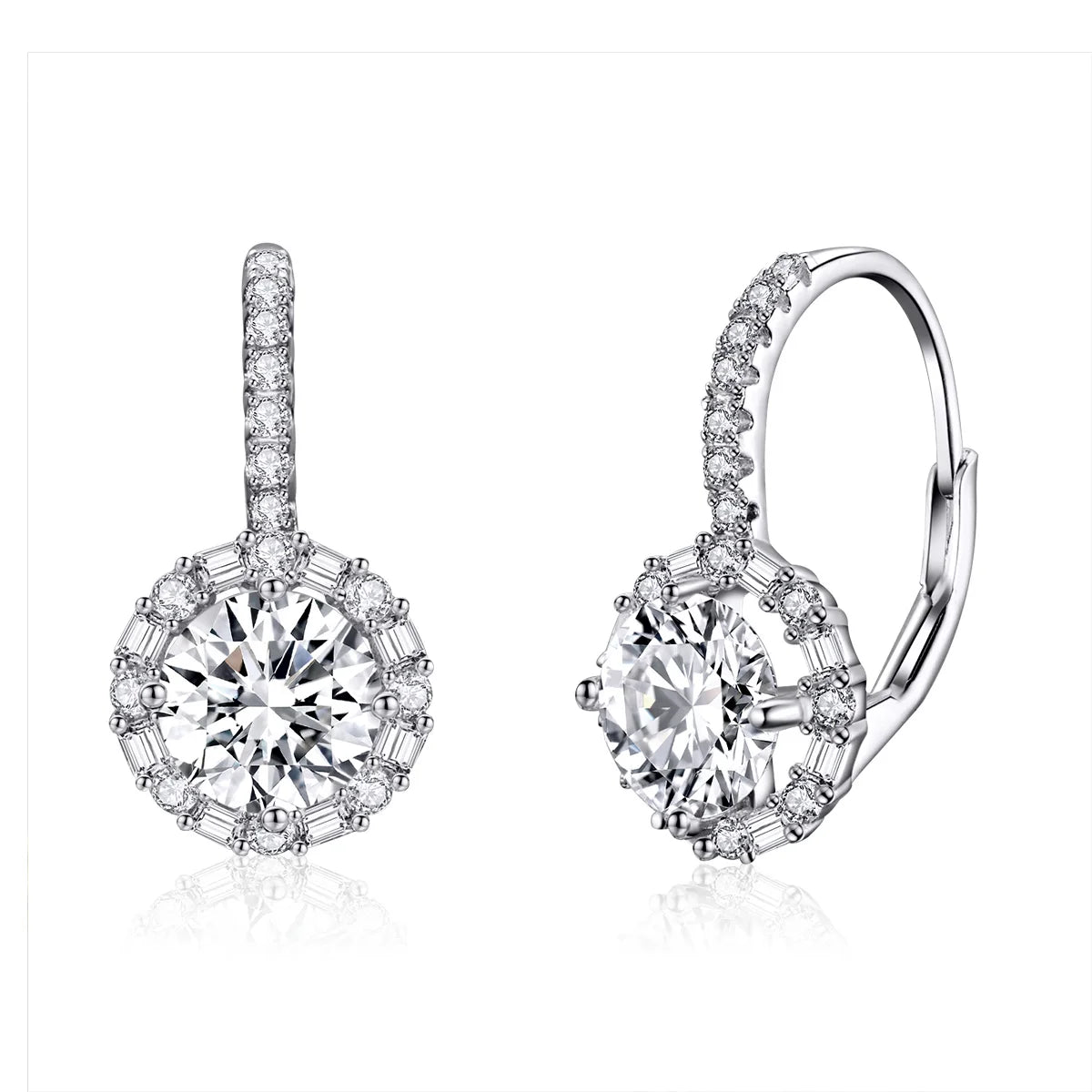 Dazzling Cubic Zirconia S925 Sterling Silver Drop for Women Trendy Arrow Stud Design for Wedding Engagement Parties Gifts