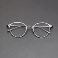 Sunray New Design Women Mens Round Acetate Pure Titanium Eyewear Spectacle Eye Wear Glasses Optical Frame Eyeglasses Frames