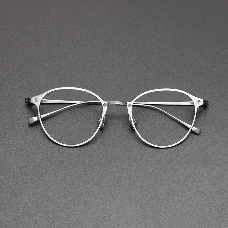 Sunray New Design Women Mens Round Acetate Pure Titanium Eyewear Spectacle Eye Wear Glasses Optical Frame Eyeglasses Frames
