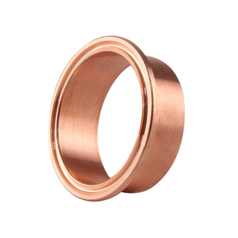 2" Inch Triclamp Red Copper Brass Tri Clamp Ferrule