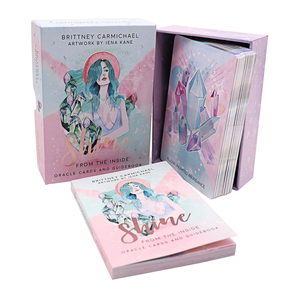 Custom Oraculos E Tarot Deck Anxiety Printing Affirmation Cards Tarot Cards Manufacturer