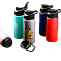 AI-MICH Custom Vacuum Insulation Double Wall Water Bottle Stainless Steel Flask Sports Bottle With Handle Lid Sport Water Bottle
