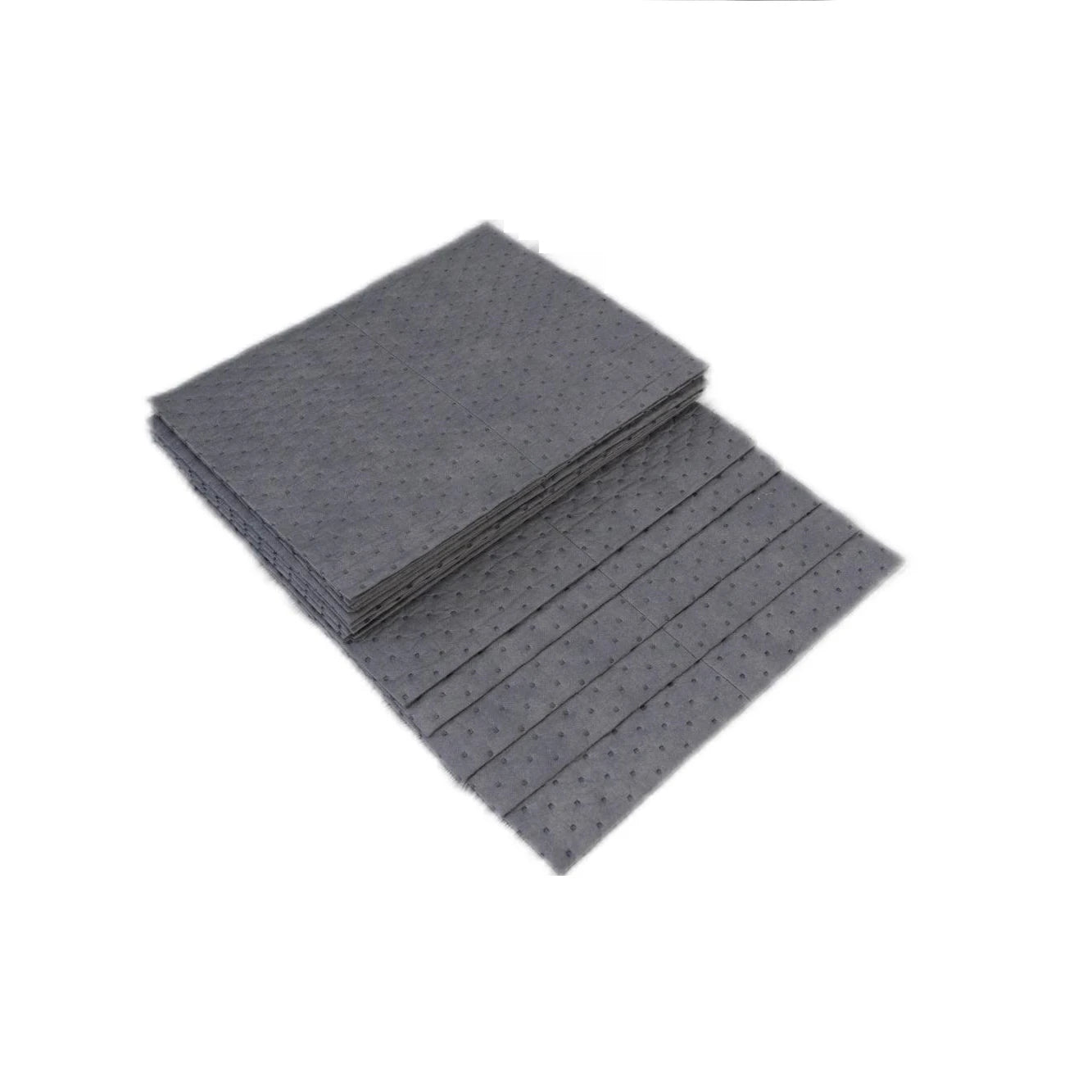 Oilspillpro GUA-P0200 100% PP Oil Universal Absorbent Pad 40*50cm Machine Spill Grey Eco-Friendly Product