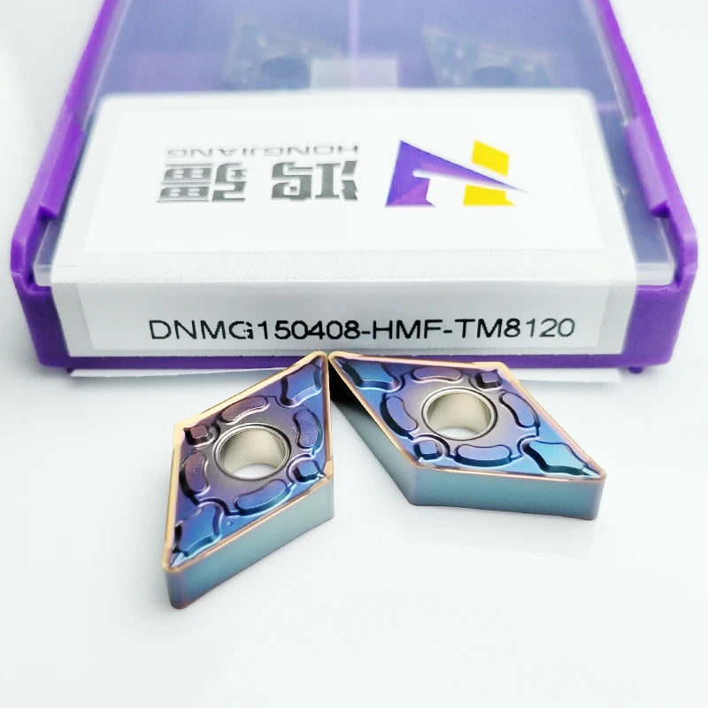 Original DNMG Indexable Turning Inserts Carbide Tungsten AlTiSiN/AlTiN Coating High Wear Resistance OEM 92HRA CNC Milling