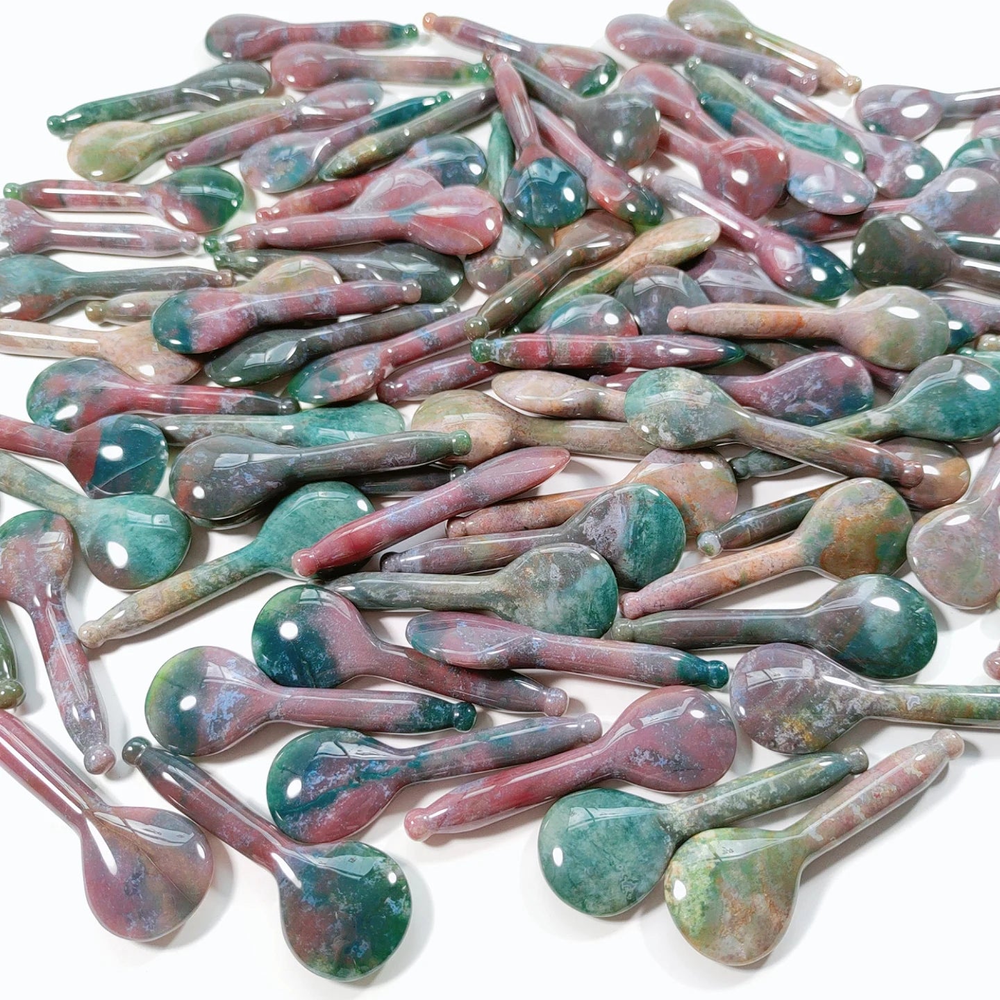 Huiying Custom Facial Body Scraping Massage Tool Spoon Indian Agate Jade Gua Sha Guasha Board